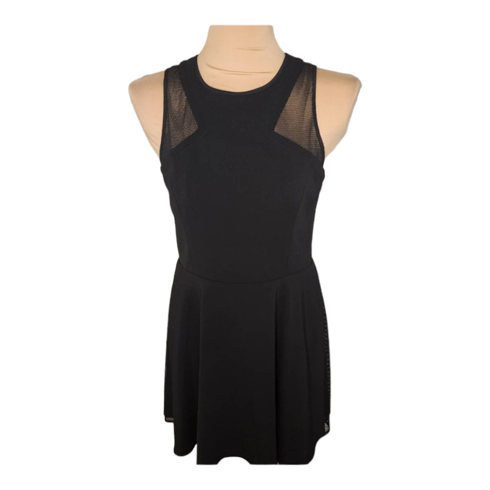 Jay Godfrey Mesh-Accented mini skater dress size 8